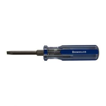 Brownells Fixed Blade Gunsmith Screwdriver #12 .270 Shank .045 Blade Thickness