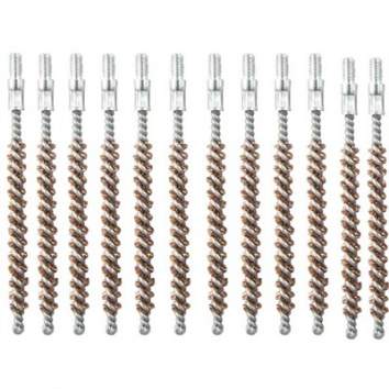 Brownells 22 Caliber Double-Tuff Rifle Brush Pack of 12, Bronze