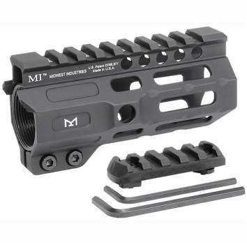 Midwest Industries AR-15 Combat Handguard M-LOK 4.5 Aluminum Black