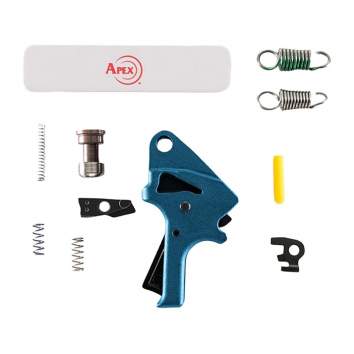 Apex Tactical Smith & Wesson M&P 2.0 Flat Faced Forward Trigger Kit Polymer Blue