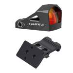 SWAMPFOX OPTICS REBEL 45 OFFSET DOT SIGHT MOUNT & LIBERTY RED DOT, ALUMINUM BLACK