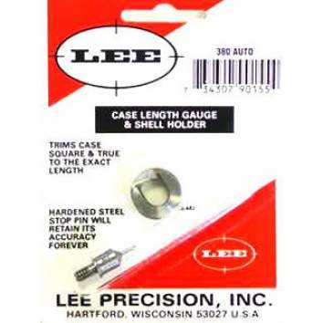 Lee 380 Auto Case Length Gauge & Holder