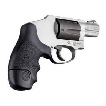 Hogue Smith & Wesson J Frame Round Butt Centennial/Polymer Bodyguard Grip, Rubber Black