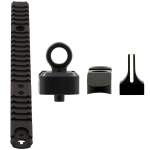 XS Sight Systems Optic Mounting Rail & Ghost Ring Sight Set For Rossi, Aluminum Black